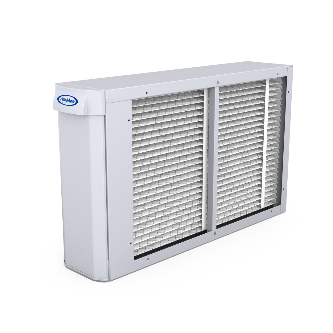 AprilAire 2416 whole-house air purifier cabinet with MERV 16 filter