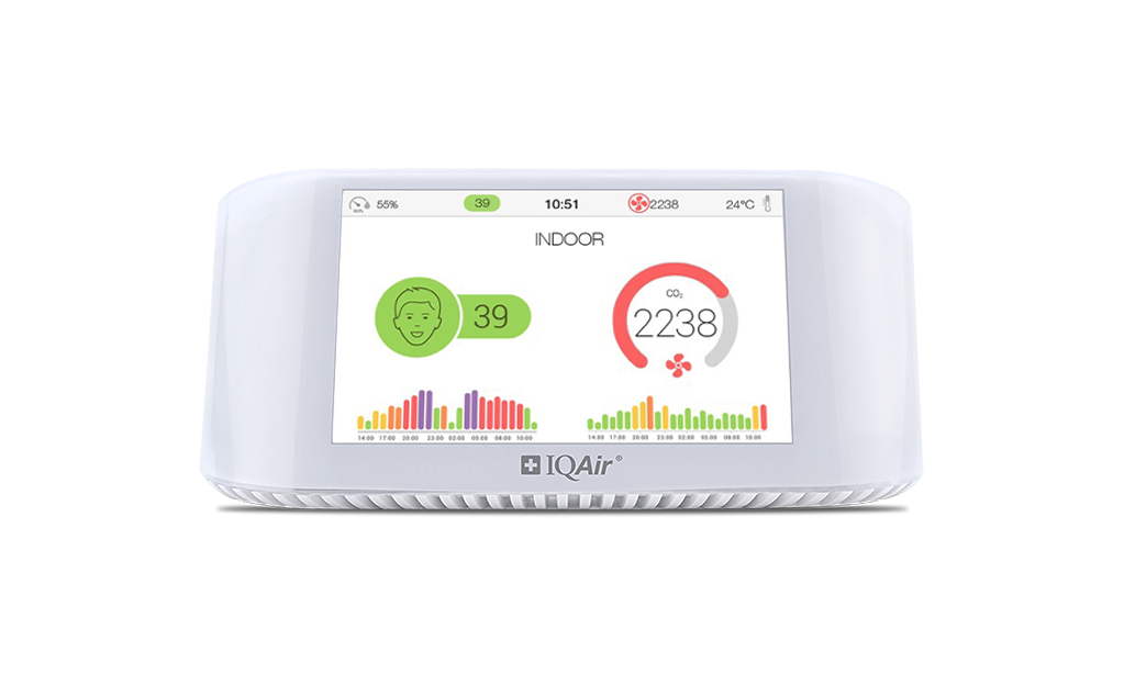 IQAir AirVisual Pro indoor air quality monitor