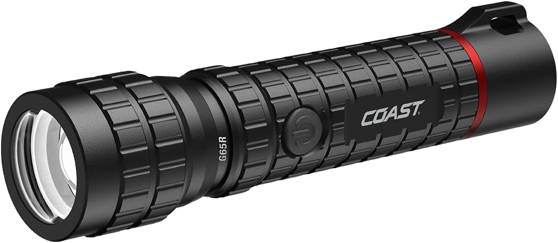 Coast G65R 1500-lumen USB-C rechargeable flashlight
