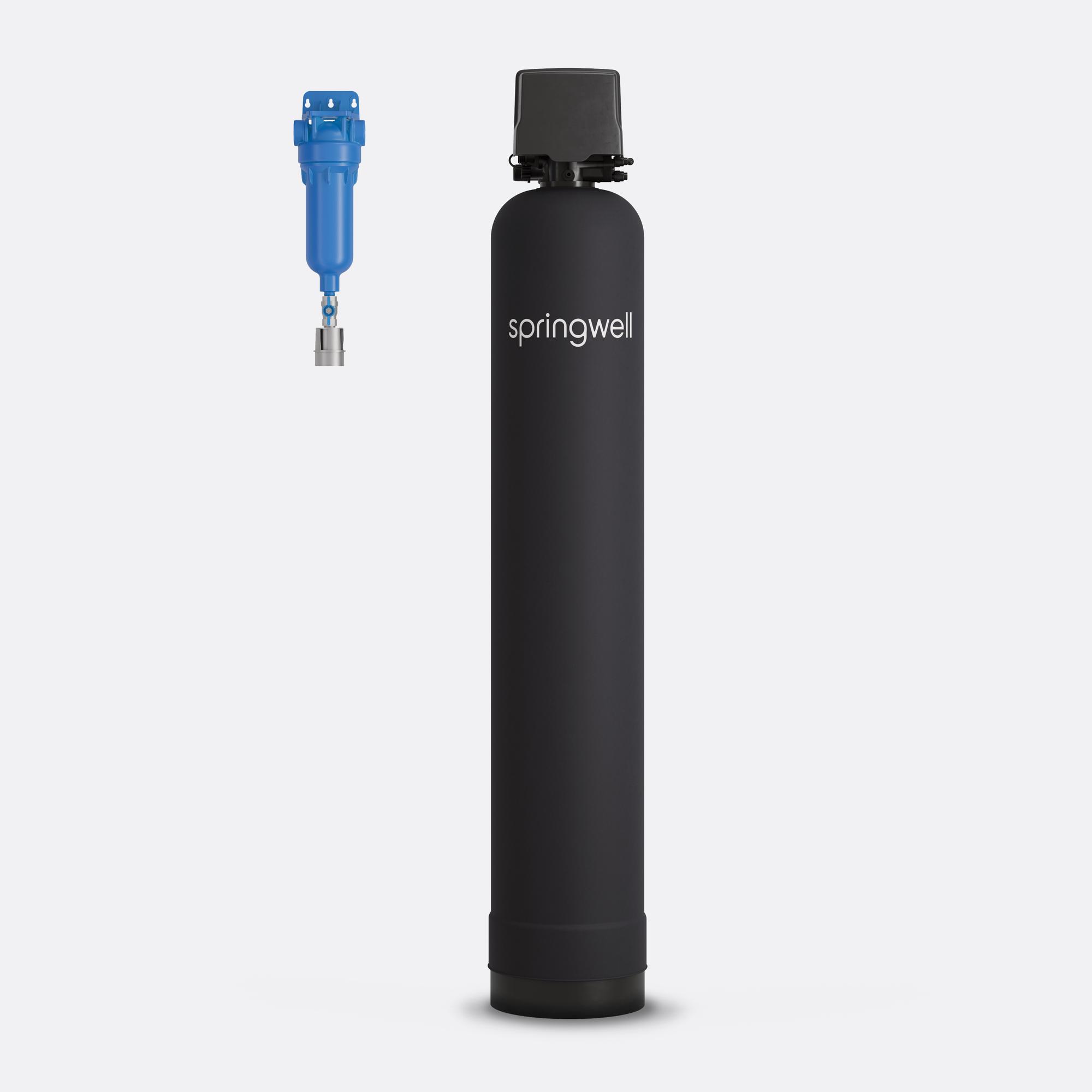 SpringWell WS1/WS4 well-water filter product-family photograph